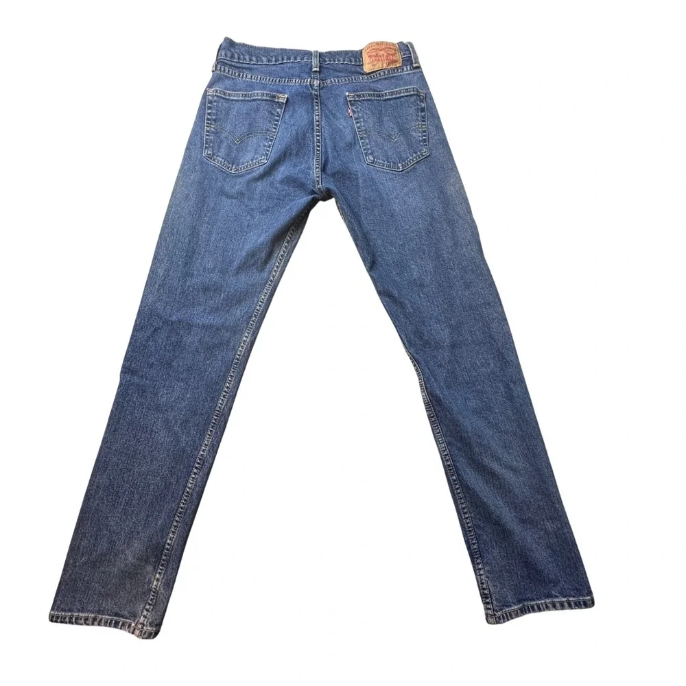 Levi's 505 Jeans Mens 33x34 (32x31) Blue‎ Regular Fit Straight Leg Stretch Denim
